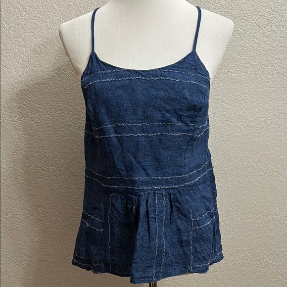 Anthropologie Maeve Women's Blue Spaghetti Strap Top - Picture 1 of 5
